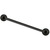 Black Steel Industrial Scaffold Barbell with Black Steel Shimmer Balls - SKU 31422