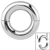 Steel Tribal Dream Smooth Segment Ring 8mm, 19mm