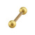 Zircon Steel Micro Barbell with Zircon Steel Shimmer Balls 1.2mm 1.2mm, 5mm, 3mm - alternative image