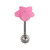 Steel Barbell with Silicone Cover - Star - SKU 31985