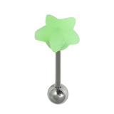 Steel Barbell with Silicone Cover - Star - SKU 31987