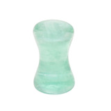 Green Fluorite Stone Double Flared Tapered Plug - SKU 32106