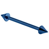 Titanium Coned Barbell 1.6mm 10-16mm 1.6mm, 16mm, 4mm, Blue