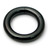 Black Steel Smooth Segment Rings - SKU 32498