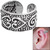 925 Sterling Silver Clip On Ear Cuff - Tribal Hearts SEC1 - SKU 32572
