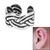 925 Sterling Silver Clip On Ear Cuff - Sailors Knot SEC4 - SKU 32575