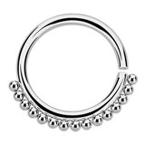 Steel Tribal Continuous Twist Ring (Seamless Ring) - SKU 32584