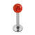 Smooth Glitzy Ball Labrets 1.2mm gauge - SKU 33156