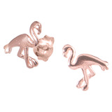 Sterling Silver Flo Flamingo Ear Stud Earrings ES24 - SKU 33197