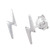 Sterling Silver Lightning Bolt Ear Stud Earrings ES31 - SKU 33216