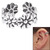 925 Sterling Silver Clip On Ear Cuff - Daisy Chain Flowers - SKU 33217