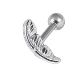 Steel Micro Barbell with Quill Feather Attachment 1.2mm - SKU 33243