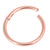 Rose Gold Steel Hinged Segment Ring (Clicker) - SKU 33268