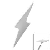 Steel Lightning Bolt for Internal Thread shafts in 1.2mm - SKU 33803