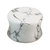 White Howlite Stone Double Flared Tapered Plug - SKU 33842