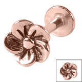 Steel Labret with Steel Flower 1.2mm - SKU 33923