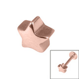 Steel Threaded Attachment - 1.2mm and 1.6mm Cast Steel Star - SKU 34204