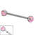 Titanium Internally Threaded Barbells 1.6mm - Titanium Claw Set Opal Balls - SKU 34225