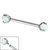 Titanium Internally Threaded Barbells 1.6mm - Titanium Claw Set Opal Balls - SKU 34231