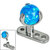Titanium Dermal Anchor with Titanium Claw Set Opal Ball 2.5mm, 4mm, Pacific Blue Opal - alternative image