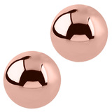 Rose Gold Steel Threaded Ball - SKU 34278