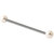 Steel Industrial Scaffold Bar with Acrylic Pearl Balls 1.6mm, 34mm, 5mm, White - alternative image
