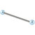 Steel Industrial Scaffold Bar with Acrylic Pearl Balls 1.6mm, 32mm, 5mm, Light Blue - alternative image