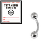Sterile Titanium Micro Curved Bar 1.2mm - SKU 34567