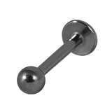 Black Titanium Labrets 1.2mm, 7mm, 3mm