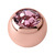 Rose Gold Titanium Jewelled Balls 1.2mm - SKU 34627