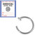 Sterile Steel Open Nose Ring - SKU 34657