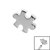 Steel Jigsaw Piece for Internal Thread shafts in 1.2mm - SKU 34705