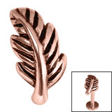 Steel Threaded Attachment - 1.2mm and 1.6mm Cast Steel Feather - SKU 34770