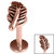 Rose Gold Steel Labret with Rose Gold Steel Feather 1.2mm - SKU 34771