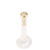 Bioflex Push-fit Labret with 18ct Gold Jewelled Top (1.8mm Top) - SKU 34840