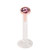 Bioflex Push-fit Labret with Rose Gold Steel Jewelled Top (2.35mm Disk) - SKU 34849