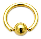 Gold Plated Steel BCRs 1.6mm, 14mm, 5mm