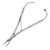 Piercing Tools - Dermal Anchor Holding Forceps - Curved Jaw Blade (Holds Shaft) - SKU 34900