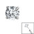 Titanium Threadless (Bend fit) Claw Set CZ Jewels - SKU 35338