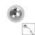 Titanium Threadless (Bend fit) Plain Balls - SKU 35351