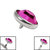 Titanium Jewelled Disk for Internal Thread shafts in 1.6mm. Also fits Dermal Anchor - SKU 35553