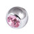 Titanium Threaded Jewelled Balls 1.6x5mm - SKU 3598