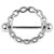Steel Solid Chain Nipple Surround with Steel Bar - SKU 36147