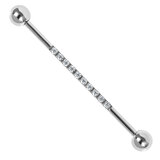 Titanium In-line Claw Set Multi Jewel Industrial Scaffold Bar - SKU 36636