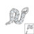 Steel Claw Set Jewelled Snake for Internal Thread shafts in 1.2mm - SKU 36919