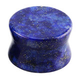 Lapis Lazuli Stone Double Flared Tapered Plug - SKU 37417