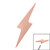 Steel Lightning Bolt for Internal Thread shafts in 1.2mm - SKU 37420
