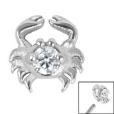 Steel Jewelled Crab for Internal Thread shafts in 1.2mm - SKU 37647