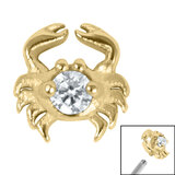 Steel Jewelled Crab for Internal Thread shafts in 1.2mm - SKU 37648