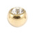 Zircon Titanium Jewelled Balls 1.6mm (Gold colour PVD) - SKU 37968